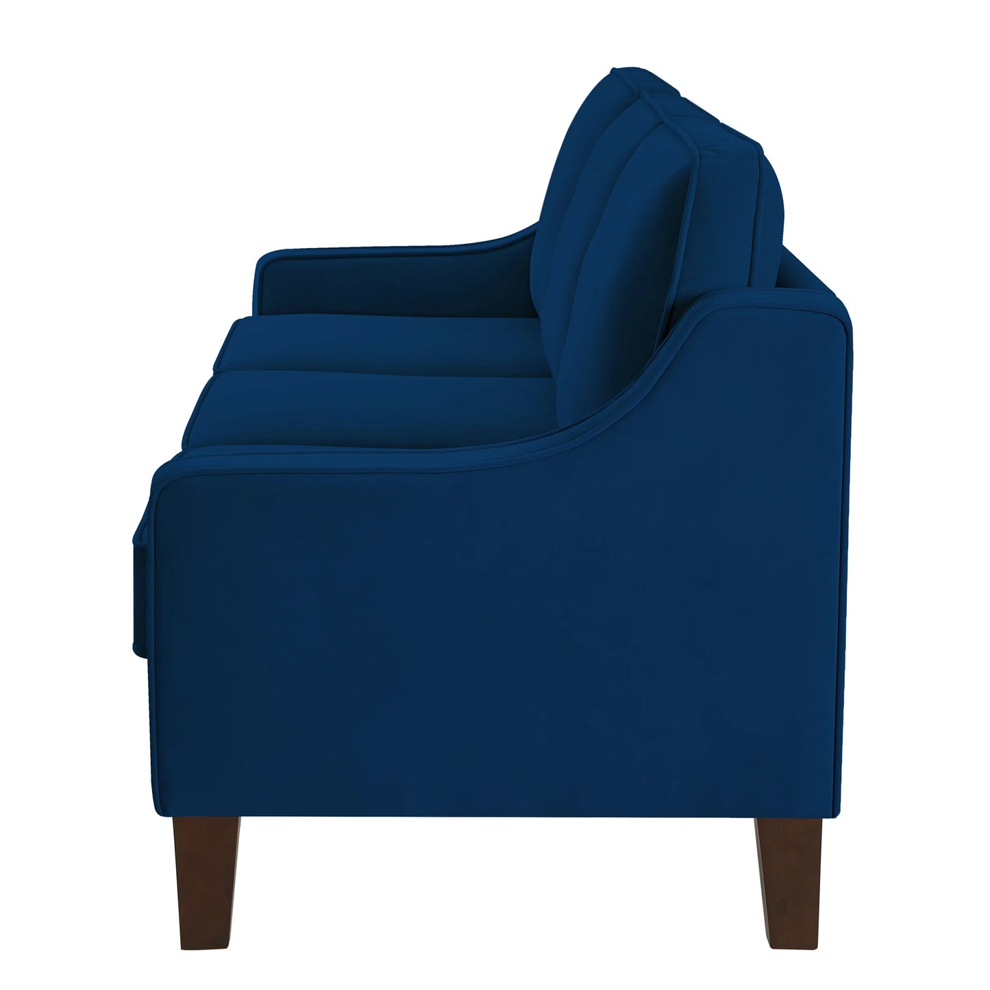 Modern Living Room Triple Recliner Sofa Bedroom Smooth To The Touch Long Lasting Wooden Table Legs Upholstered Velvet Large Sofa