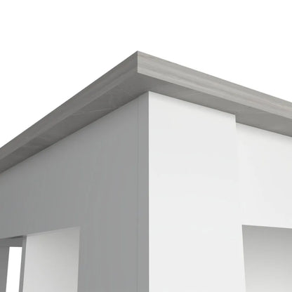 Brooklyn Kitchen Island Three Concealed Shelves