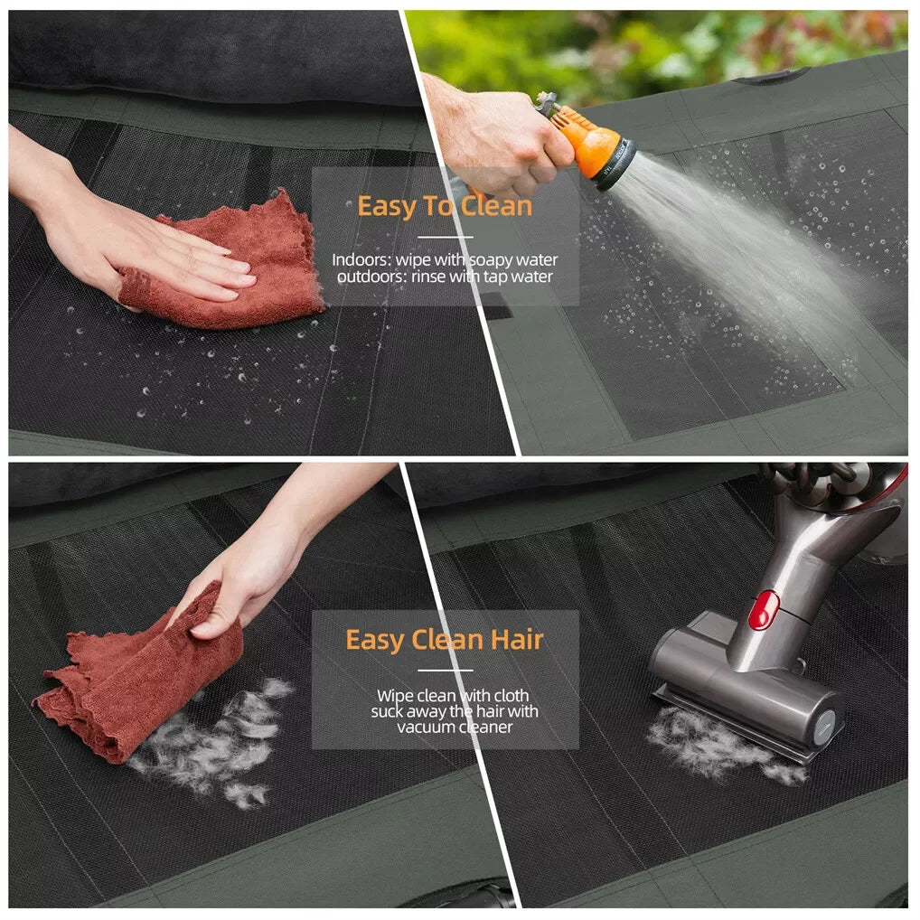 BINGOPAW Outdoor Elevated Dog Bed Cooling Raised Pet Lounger