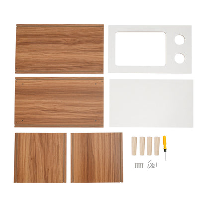 Cat House Wooden TV-Shaped Cat Bed