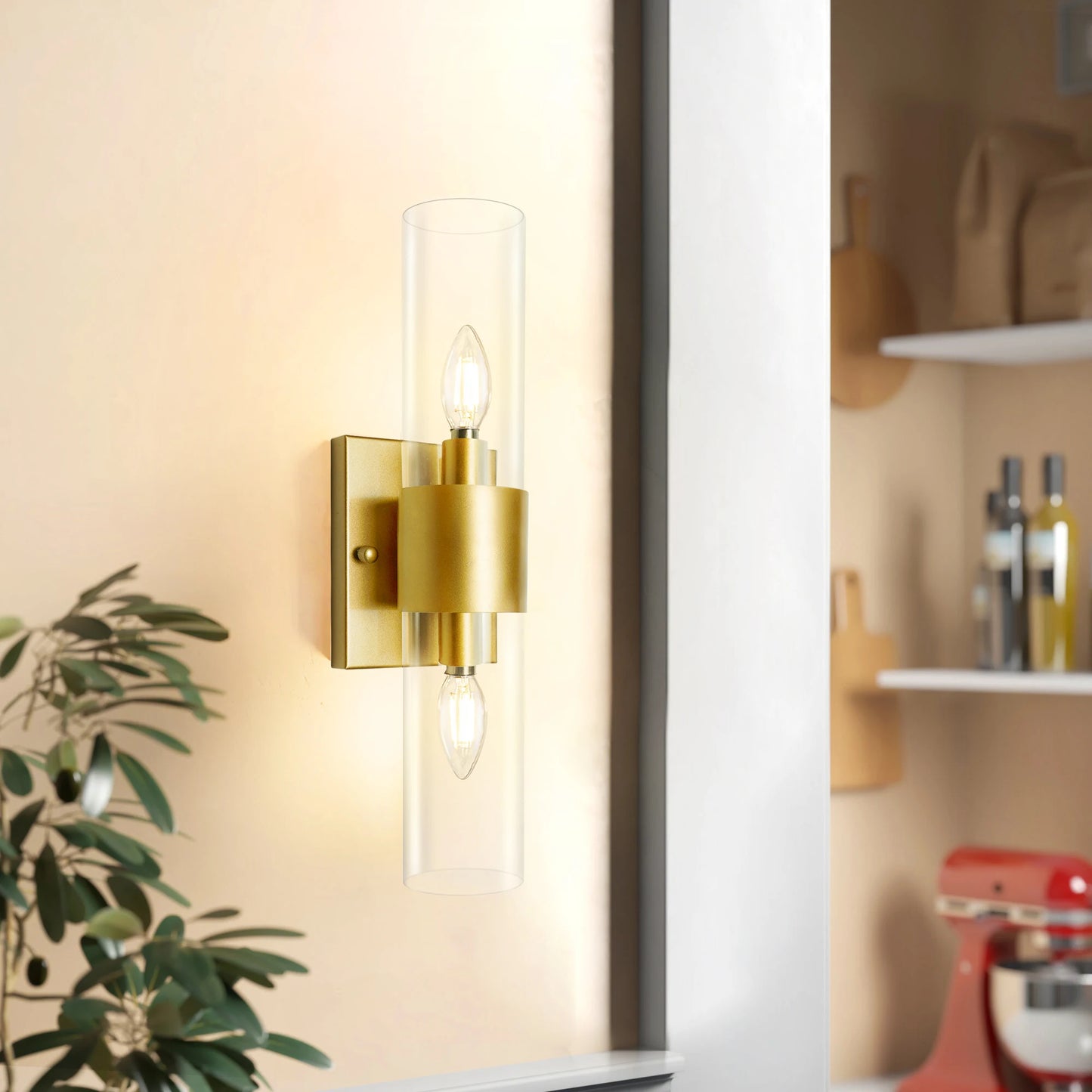 Metal Wall Sconces  for Bedroom Bathroom