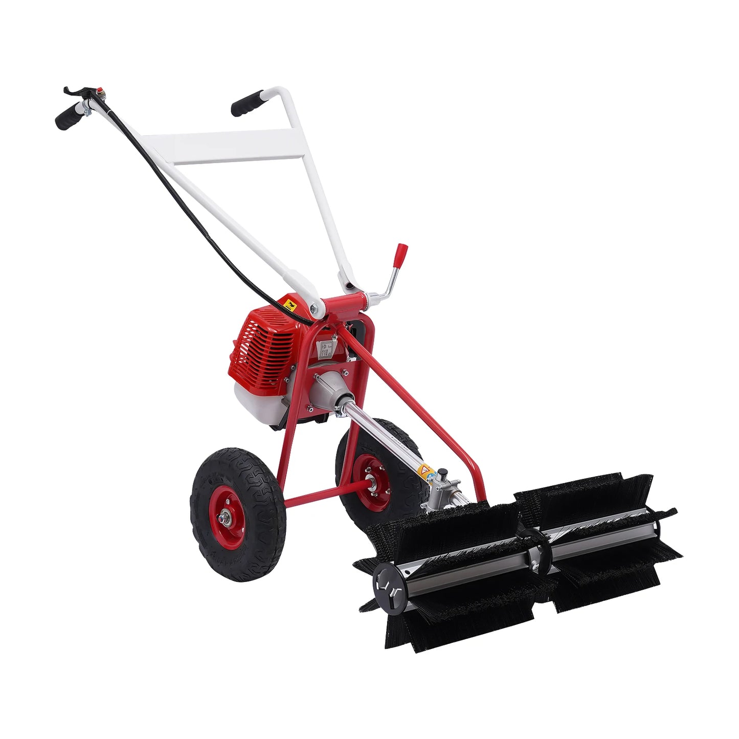 Grass Sweeper Portable Grass Brush Electric Broom Hand-held Lawn Sweeping Tool Gas Powered  2-stroke 43cc