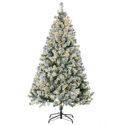 HOMCOM 6ft Tall Prelit Artificial Christmas Tree