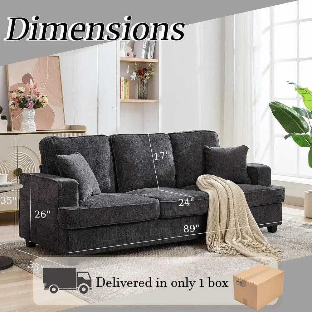 Couch Cloud Sofa in Chenille