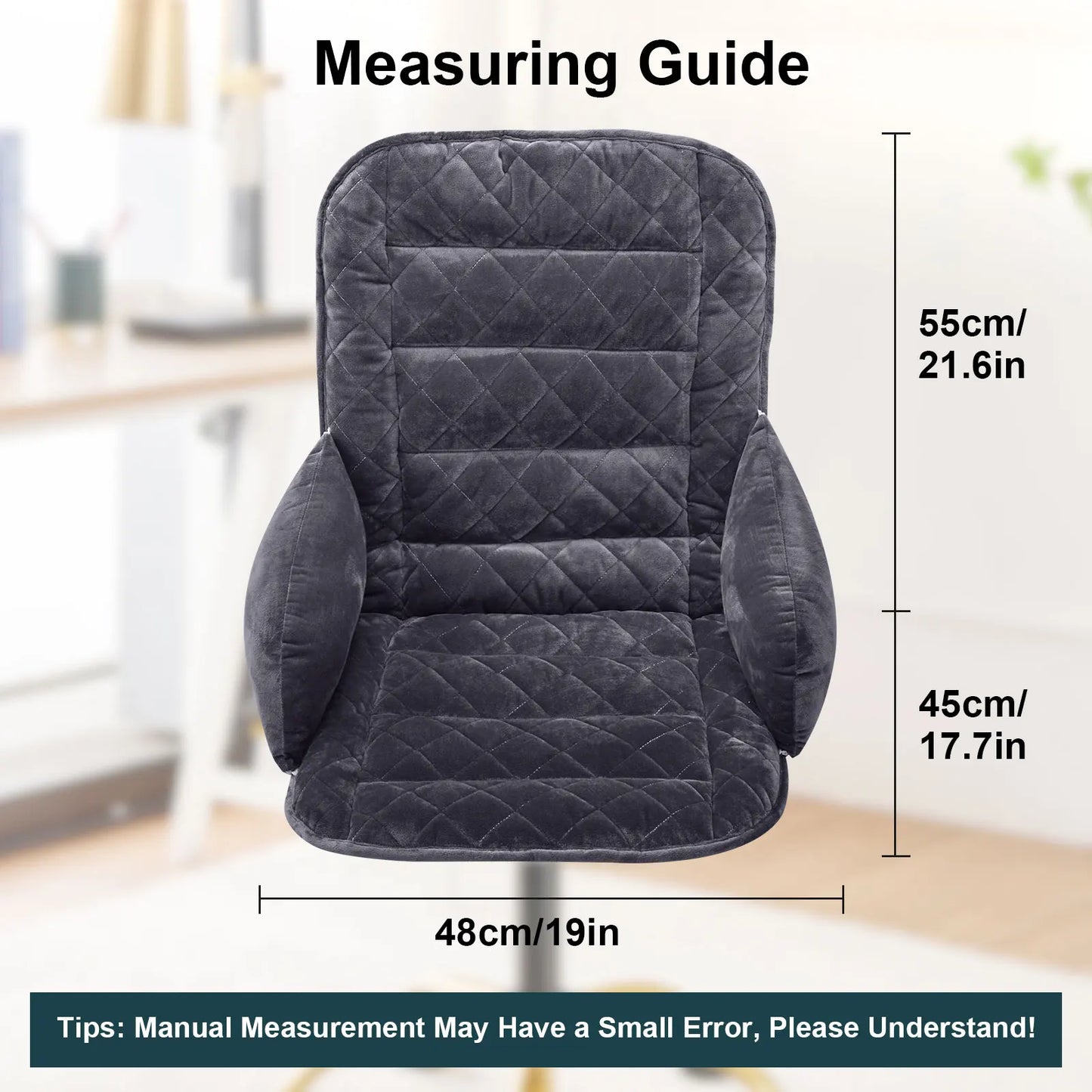 1PC Cushion Backrest All-in-One Seat Cushion Office Sedentary Lumbar Protector Cushion Seams Universal Chair Cushion