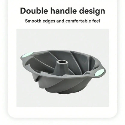 Silicone Cake Pan, Non-Stick Silicone Cake Mold