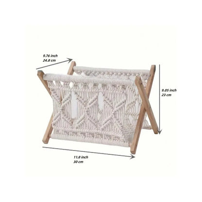 Xemussa 1pc Newspaper book  Magazine Rack Basket Book Basket