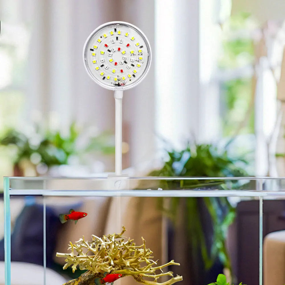 USB Small Fish Tank Light Dimmable LED Moving Aquarium