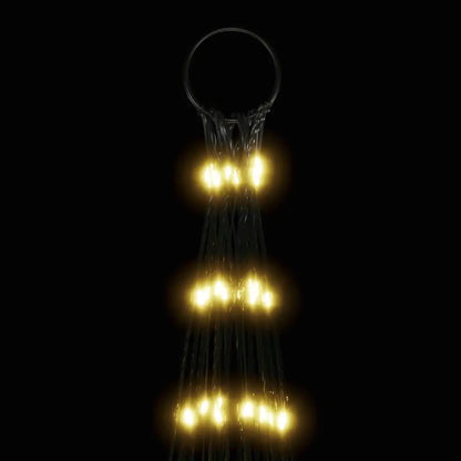 Warm White Christmas Tree Lights for Flagpoles - 3000 LEDs, Perfect Holiday Decoration