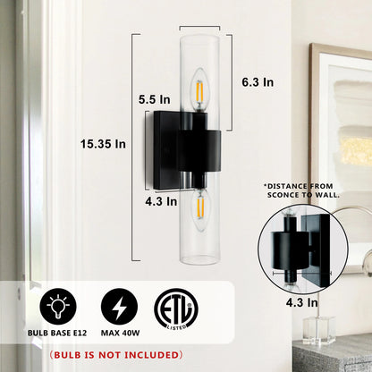 Metal Wall Sconces  for Bedroom Bathroom