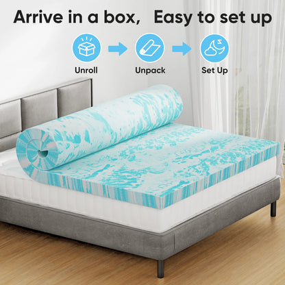 2-3 Inch Gel Memory Foam Mattress