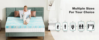 2-3 Inch Gel Memory Foam Mattress