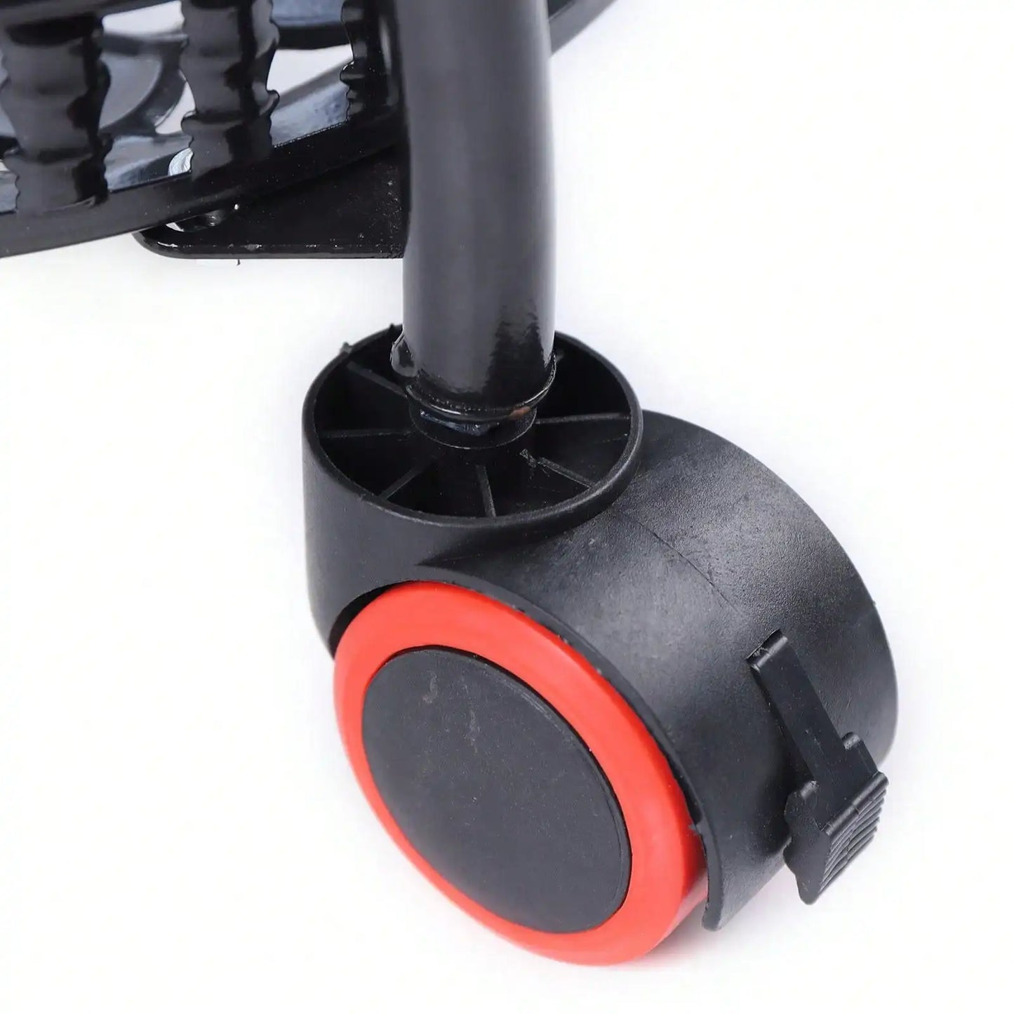 Pot Plant Shelf Round Metal Stand W/Wheel Rack for Flowers