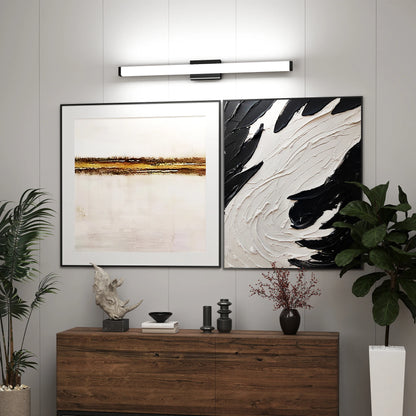 Modern Dimmable Bathroom LED Vanity Light - Waterproof Anti-Rust White Strip Fixture for Mirror & Master Bathroom