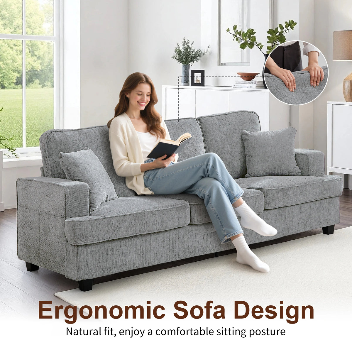Couch Extra Comfy Soft Seats