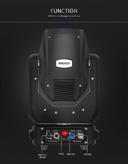 2/4pcs 275W Moving Head Light Rainbow Frost Effect DJ Disco