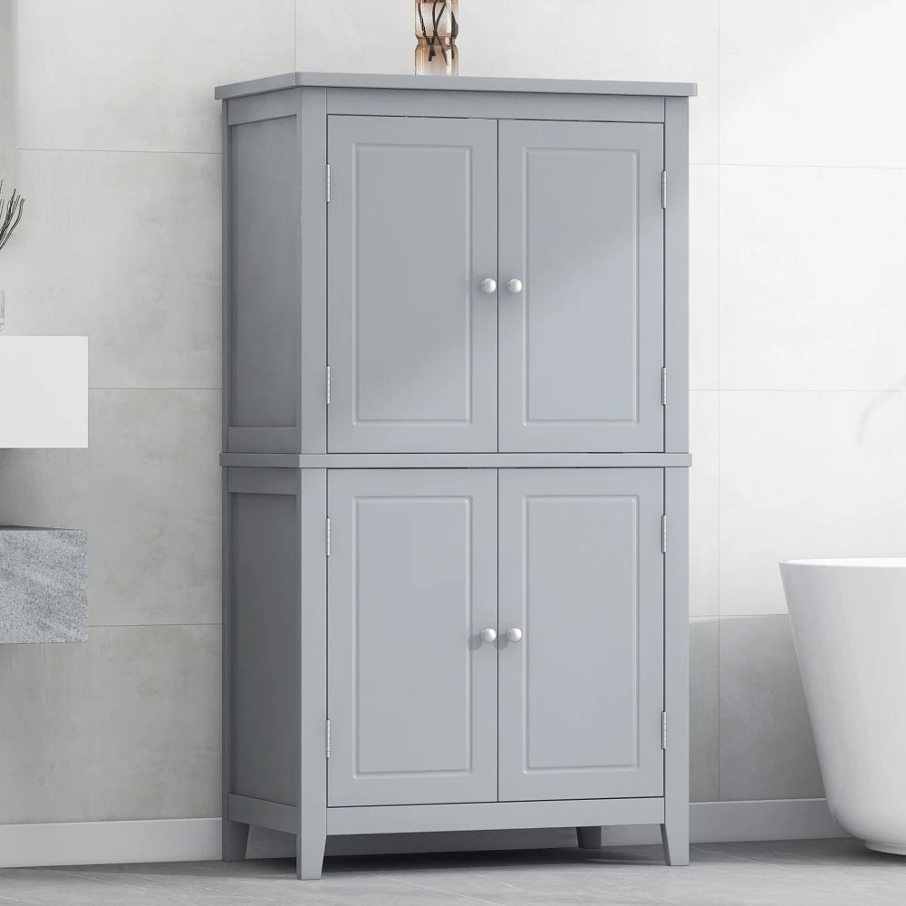 Elegant Bathroom Floor Storage Cabinet