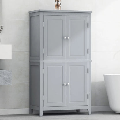 Elegant Bathroom Floor Storage Cabinet