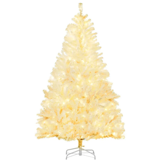 6 ft Tall Prelit Artificial Christmas Tree