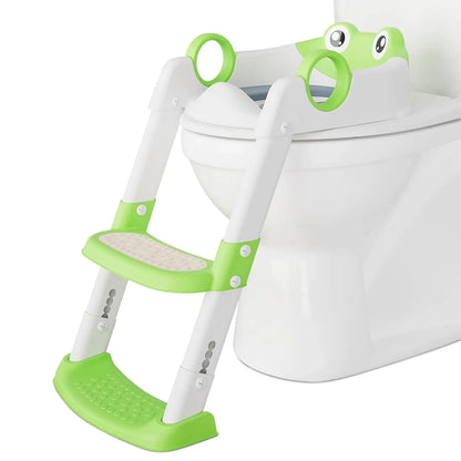 Potty Training Seat with Adjustable Height Step  Toilet Trainer for Girls Boys