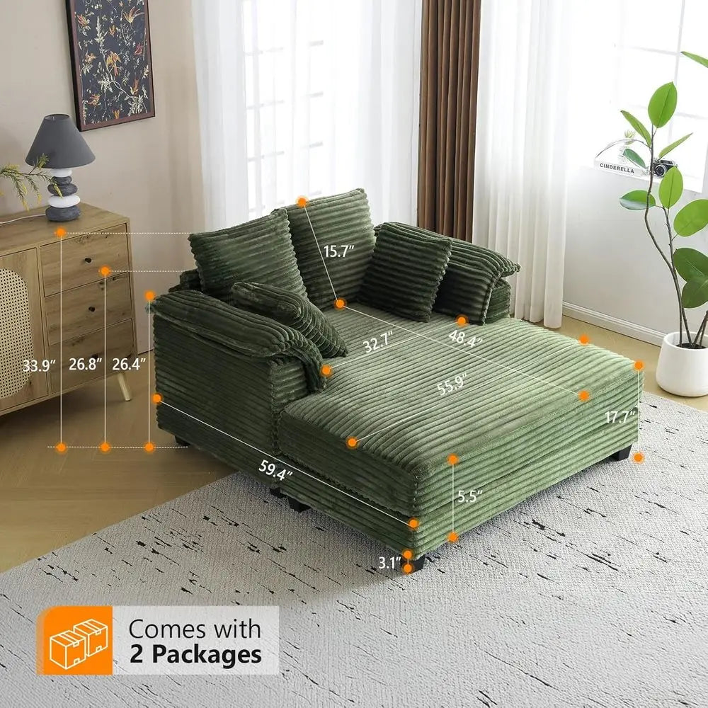 Oversized Chaise Lounge Chair