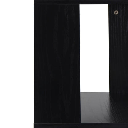 Bookshelf Tower, Floor Standing Wood Narrow Organizer