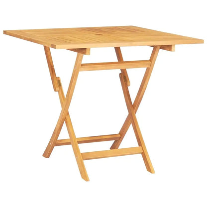 33.5x33.5 Folding Patio Table - Solid Teak Wood