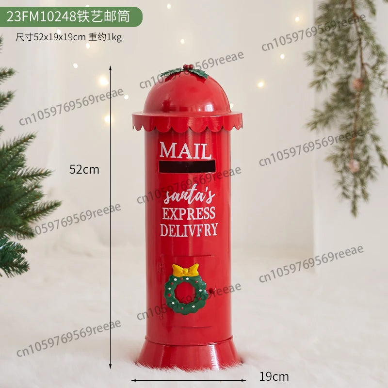 Christmas Decorations Small House Mailbox