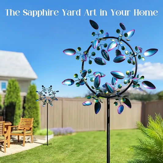 Large Wind Spinners Outdoor, Kinetic Metal Wind Spinners or Yard and Garden, Git or amily or riends (30'' W x 87'' H)