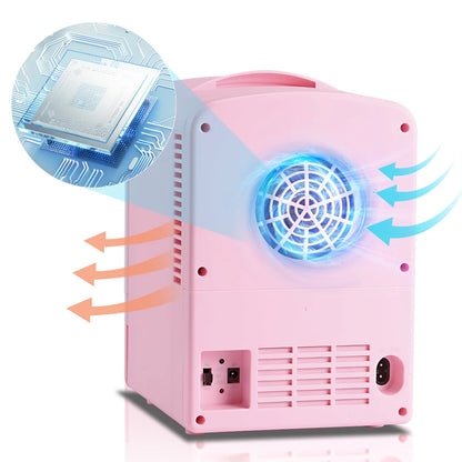 iceBlue Retro Mini Fridge  for Home Car