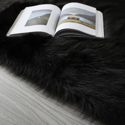 Faux Fur Sheepskin Area Rug Bedroom Blanket Living Room