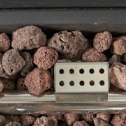 40" Outdoor 50,000 BTU Rectangular Iron Propane Fire Pit