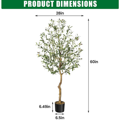 5FT Artificial Olive Tree
