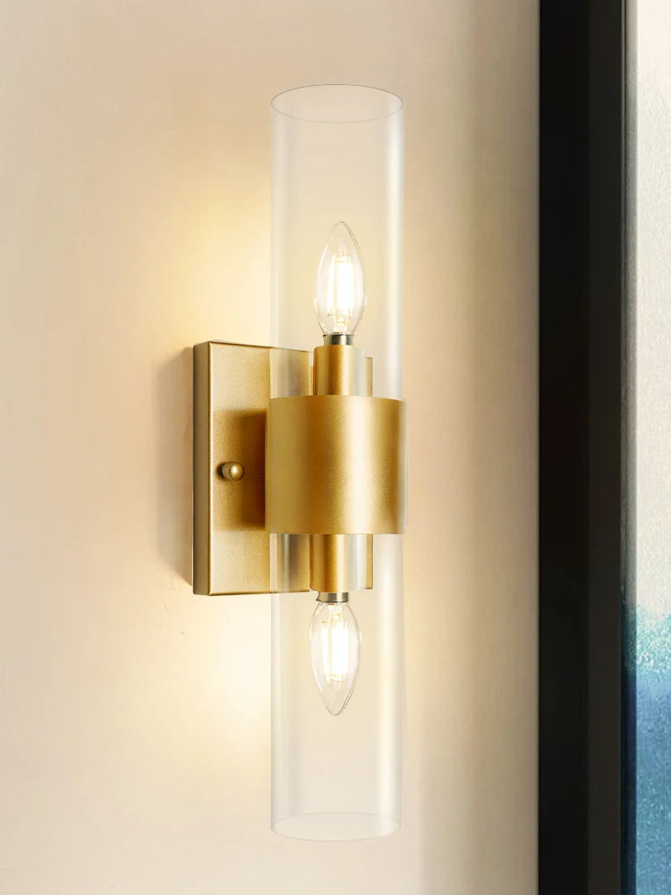 Metal Wall Sconces  for Bedroom Bathroom
