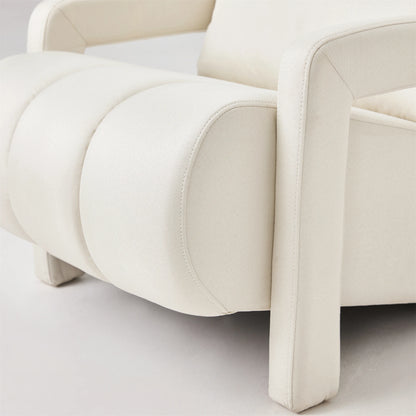 Modern cushioned chairs with pillows, comfortable and breathable, versatile for living rooms and bedrooms