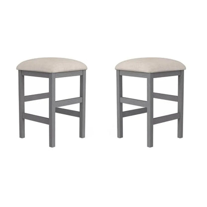 Rustic 5pc Dining Set Counter Height Table w Storage drawer