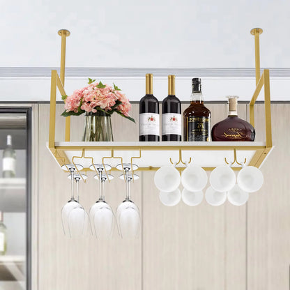 Ceiling Wine Glass Rack Wine Bottles Holder