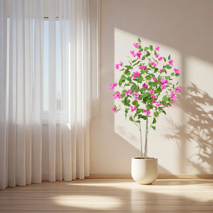 Artificial Bougainvillea Tree Green Plant Bendable Branches And Stems