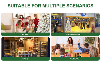 7.5FT PE/PVC/Pine Mixed Christmas Tree