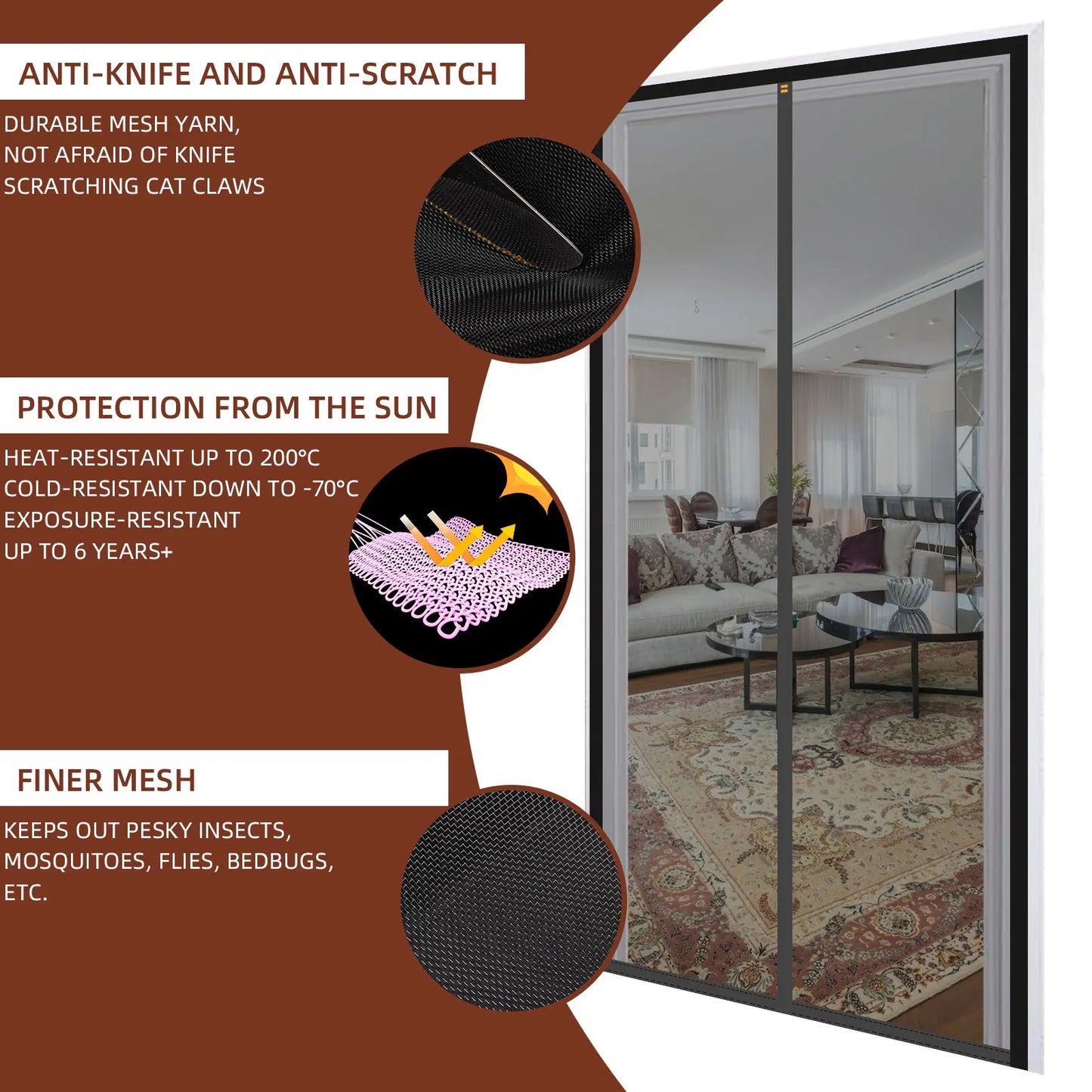 Screen Door Curtains