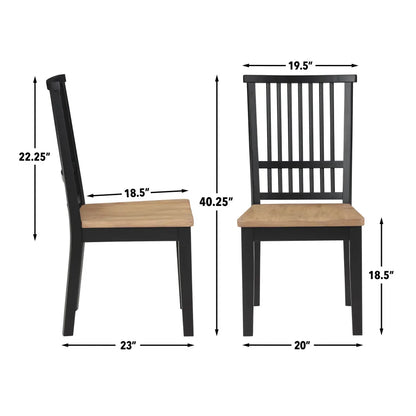 Magnolia Side Chair (Set of 2) Black