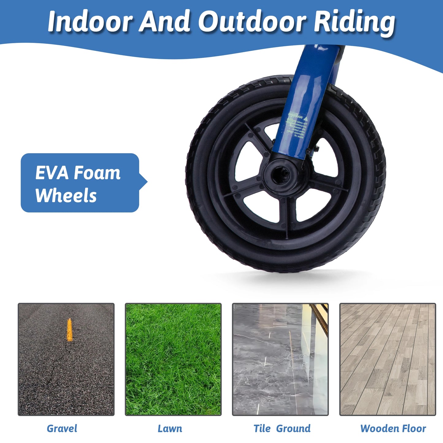 Toddlers Tricycle for Boy&Girl with Detachable Pedal