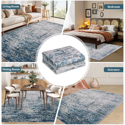 8x10ft Area Rugs for Living Room Machine Washable