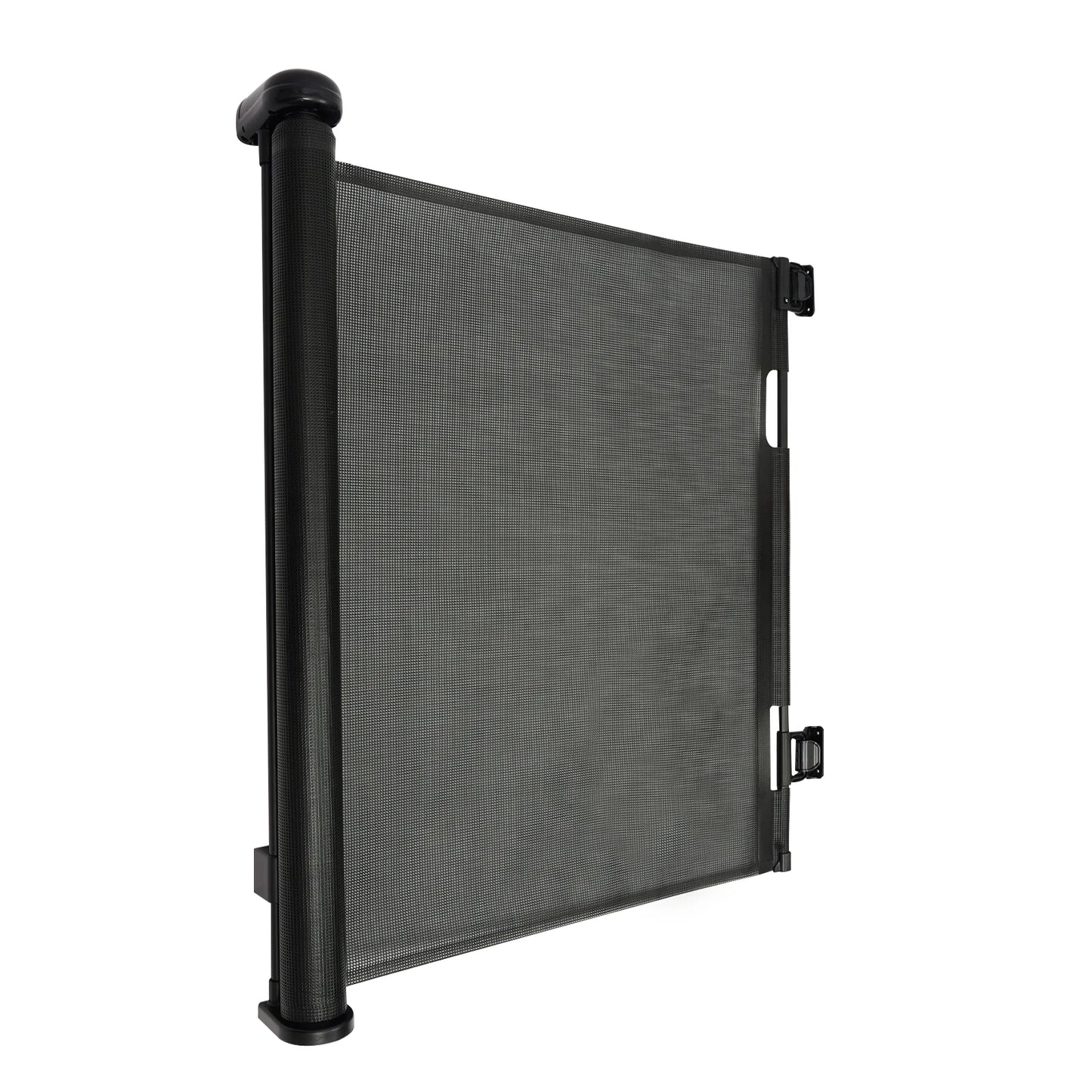 White/Black Iron Pet Fence 40-300cm Adjustable 84cm Height 10-40lbs Small Medium Dogs Indoor Safety Gate