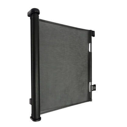 White/Black Iron Pet Fence 40-300cm Adjustable 84cm Height 10-40lbs Small Medium Dogs Indoor Safety Gate