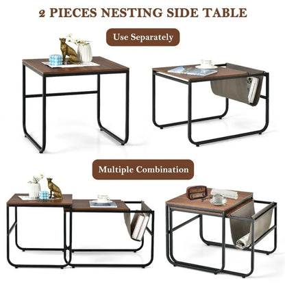 Coffee Tables with Side Pocket