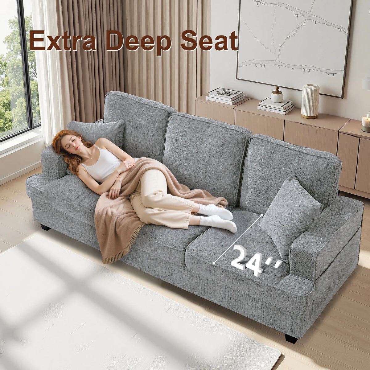 Couch Extra Comfy Soft Seats
