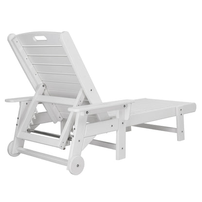 Backrest Adjustable Lying Bed White