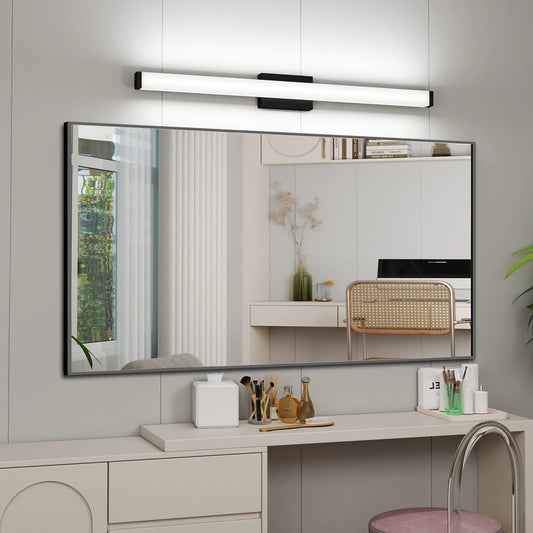 Modern Dimmable Bathroom LED Vanity Light - Waterproof Anti-Rust White Strip Fixture for Mirror & Master Bathroom