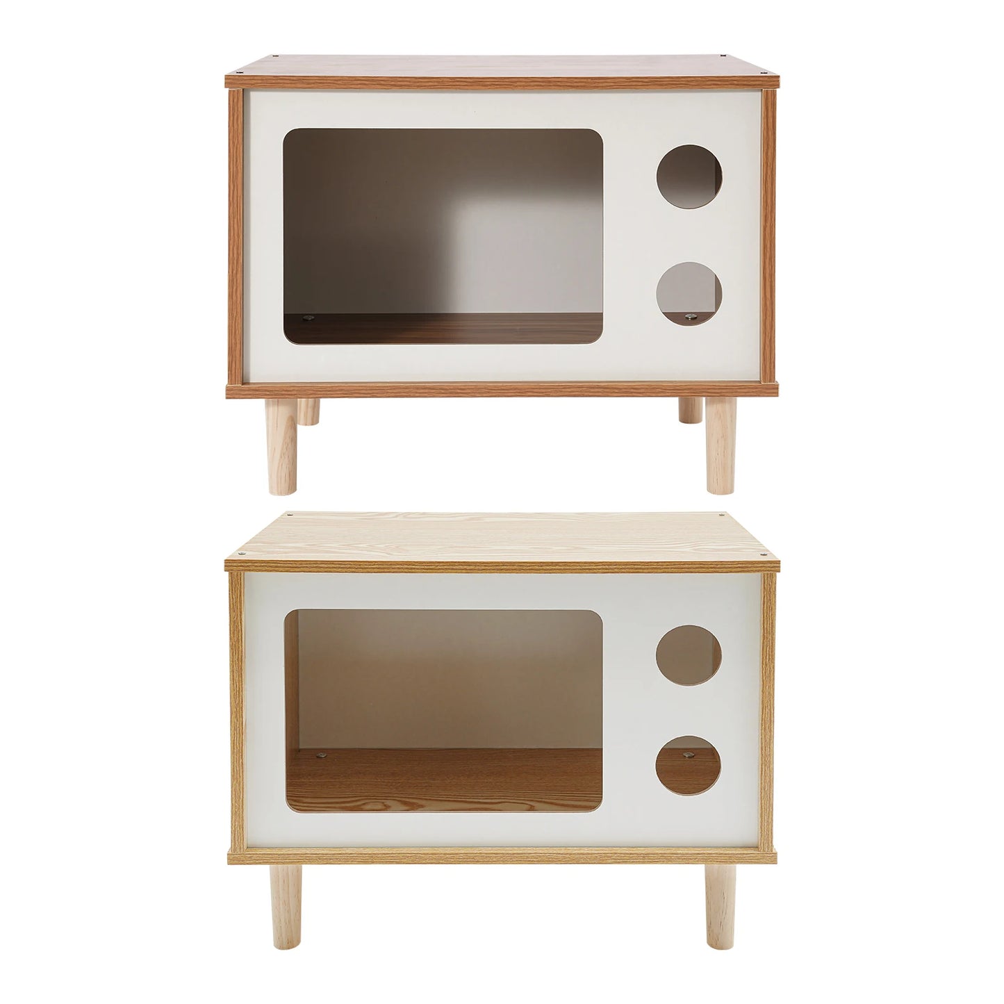 Cat House Wooden TV-Shaped Cat Bed